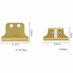 FUIENKO Lames De Tondeuse En Céramique, En Acier Inoxydable, Lames De Rechange Pour Tondeuse à Cheveux électrique WAHL 8081,Gold Ceramics -Tondeuse Et Accessoires Boutique 66728319 3