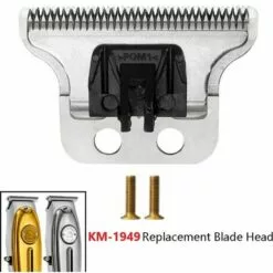 FUIENKO Kemei – Lame De Tondeuse à Cheveux Originale, Lame En T De 4cm, En Acier Inoxydable, Lame 0mm, Tête De Coupe Pour Barbe, KM-1949 KM-1948 KM-5021etc