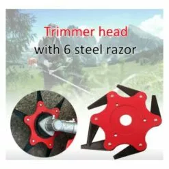 BF Trou De Montage 25 Mm Tête De Coupe à Six Feuilles Tête D'herbe Accessoires De Tondeuse à Gazon Lame De Débroussailleuse Coupe-herbe De Désherbage Universel 9 BF Trou De Montage 25 Mm Tête De Coupe à Six Feuilles Tête D'herbe Accessoires De Tondeuse à Gazon Lame De Débroussailleuse Coupe-herbe De Désherbage Universel -Tondeuse Et Accessoires Boutique 66764020 4