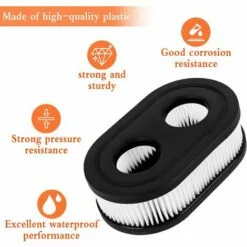 OCXIN 4 Pièces Filtre à Air Pour Tondeuse à Gazon Moteur Tondeuse à Gazon Remplacement Moteur Filtre à Air Tondeuse à Gazon Filtre Tondeuse à Gazon Filtre à Air Briggs Stratton Remplacer Pour Briggs & Stratton 593260 798452 4247 5432 5432K -Tondeuse Et Accessoires Boutique 67204742 5