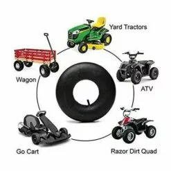 THSINDE Jeu De Deux Chambres à Air 145/70-6 Chambre à Air Pneu Gazon 145/70-6 Tracteur Tondeuse TR13 -Tondeuse Et Accessoires Boutique 67311454 5