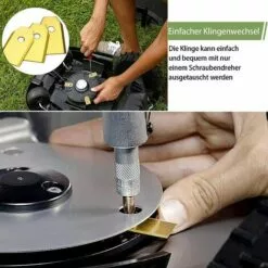 FVBJD 45 Lames De Rechange Pour Husqvarna / Automower / Gardena / Yardforce Robot Tondeuse, Lames De Couteau En Titane - Lames De Rechange(3 G - 0,75 Mm)-Accessoire De Rechange - Avec Vis 11 FVBJD 45 Lames De Rechange Pour Husqvarna / Automower / Gardena / Yardforce Robot Tondeuse, Lames De Couteau En Titane - Lames De Rechange(3 G - 0,75 Mm)-Accessoire De Rechange - Avec Vis -Tondeuse Et Accessoires Boutique 67313848 5