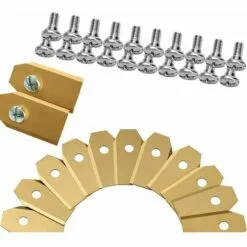 Cisea 30x Lames De Couteau En Titane Pour Tondeuses Robots Husqvarna, Gardena, Automower - Accessoires De Rechange